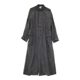 ARTS&SCIENCE 083-00108-113 リネン サイズ1 コート チャコールグレー レディース アーツ&サイエンス【中古】5-0310M△