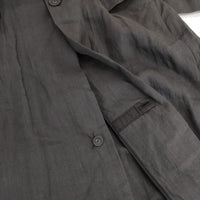 ARTS&SCIENCE 083-00108-113 リネン サイズ1 コート チャコールグレー レディース アーツ&サイエンス【中古】5-0310M△