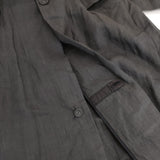 ARTS&SCIENCE 083-00108-113 リネン サイズ1 コート チャコールグレー レディース アーツ&サイエンス【中古】5-0310M△