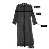 ARTS&SCIENCE 083-00108-113 リネン サイズ1 コート チャコールグレー レディース アーツ&サイエンス【中古】5-0310M△