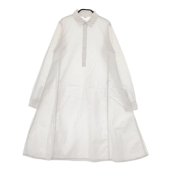 ARTS&SCIENCE 013-0637-068 プルオーバー コットン ワンピース オフホワイト レディース アーツ&サイエンス【中古】5-0322M∞