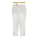 45R/45rpm Wクロスストレッチ馬比女 定価38500円 パンツ ホワイト レディース フォーティーファイブアールピーエム【中古】5-0322M∞