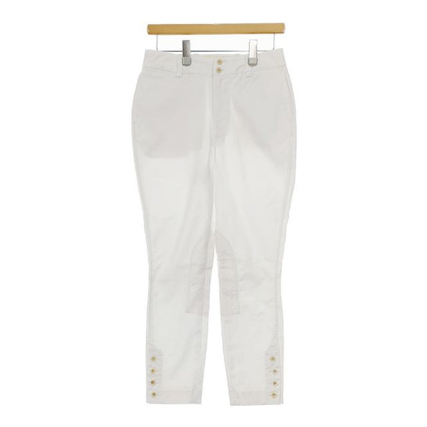 45R/45rpm Wクロスストレッチ馬比女 定価38500円 パンツ ホワイト レディース フォーティーファイブアールピーエム【中古】5-0322M∞