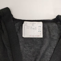 Sacai C4-00213 ポリエステルコットンニット カーディガン ブラック レディース サカイ【中古】5-0324M∞