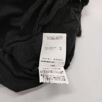 Sacai C4-00213 ポリエステルコットンニット カーディガン ブラック レディース サカイ【中古】5-0324M∞