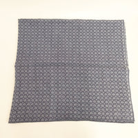 Toujours リネン 生地 柄 ファブリック 生地 ネイビー ホワイト レディース トゥジュー【中古】5-0310G◎