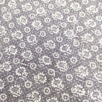 Toujours リネン 生地 柄 ファブリック 生地 ネイビー ホワイト レディース トゥジュー【中古】5-0310G◎
