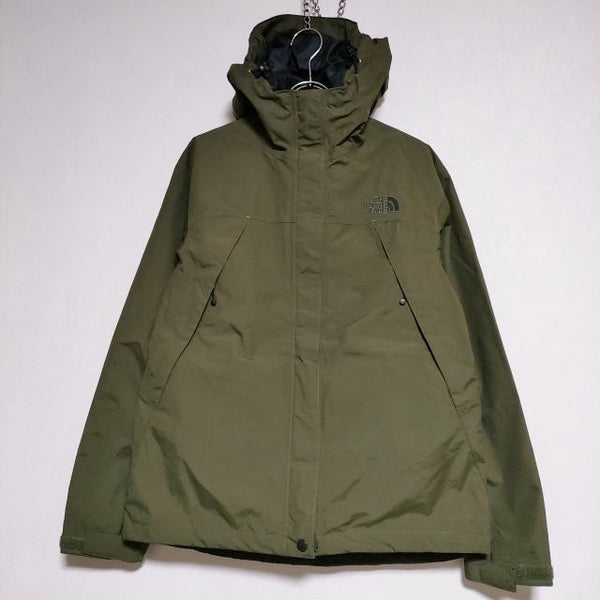 THE NORTH FACE NPW62233 マウンテンパーカー ナイロン スクープ ジャケット カーキ レディース ザノースフェイス【中古】4-1228M∞