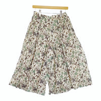 YAECA TUCK CULOTTE Doe A Deer Beige  98620 サイズM コットン ガウチョパンツ アイボリー レディース ヤエカ【中古】4-1209M△