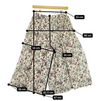 YAECA TUCK CULOTTE Doe A Deer Beige  98620 サイズM コットン ガウチョパンツ アイボリー レディース ヤエカ【中古】4-1209M△