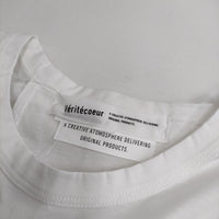 veritecoeur シルケット加工ロング丈Tee VCC-338 ノースリーブ ワンピース ホワイト レディース ヴェリテクール【中古】5-0515S∞