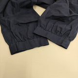 THE FACTORY TF17SS-0104 ポプリンシャーリングネックブラウス コットン 半袖シャツ ネイビー レディース ザファクトリー【中古】5-0515S∞