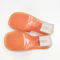 CHARLES＆KEITH クリアサンダル サイズ37 サンダル オレンジ レディース チャールズ＆キース【中古】5-0615S◎