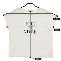 Simplicite フレンチスリーブロゴTEE Ｔシャツ カットソー 24SS オフホワイト レディース シンプリシテェ【中古】5-0528S∞