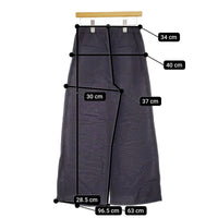 LA MARINE FRANCAISE サイズ0 12133002 イージーワイドストレート パンツ ネイビー レディース マリンフランセーズ【中古】5-0323M♪
