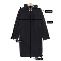 MACKINTOSH PHILOSOPHY ウールアンゴラロングコート サイズ36 コート ブラック レディース マッキントッシュフィロソフィー【中古】4-1116A♪