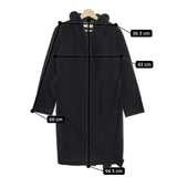 MACKINTOSH PHILOSOPHY ウールアンゴラロングコート サイズ36 コート ブラック レディース マッキントッシュフィロソフィー【中古】4-1116A♪