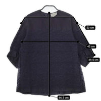 ANTIPAST フローラル刺繍 ブラウス シャツ ネイビー レディース アンティパスト【中古】5-0317M∞