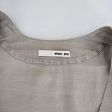 evam eva E223T039 コットンシルク 定価44000円 カシュクール ローブ コート ベージュ レディース エヴァムエヴァ【中古】5-0310M△