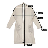 evam eva E221K027 コットンローブ 定価29700円 羽織 カーディガン アイボリー レディース エヴァムエヴァ【中古】5-0310M△