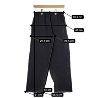 vie evam eva V221T920 キュプラ inner pants ワイド ぺチパンツ イージー パンツ ブラック レディース ヴィー エヴァムエヴァ【中古】5-0317M∞