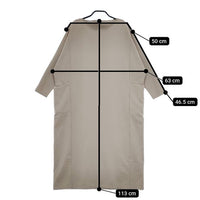 vie evam eva V233C902 スウェットワンピース 定価28600円 ワンピース ベージュ レディース ヴィー エヴァムエヴァ【中古】5-0317M∞