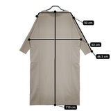 vie evam eva V233C902 スウェットワンピース 定価28600円 ワンピース ベージュ レディース ヴィー エヴァムエヴァ【中古】5-0317M∞
