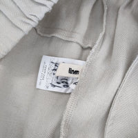 evam eva E223T017 リネンタックパンツ イージー パンツ ベージュ レディース エヴァムエヴァ【中古】5-0317M∞