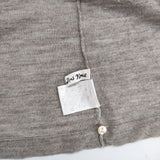 Pal'las Palace リネン 羽織 カーディガン グレー レディース パラスパレス【中古】5-0317M∞