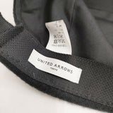 UNITED ARROWS 24SS W/N キャップ 定価10450円 ウールナイロン キャップ ブラック レディース ユナイテッドアローズ【中古】4-1206T◎