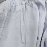 nest Robe コットンツイル近江晒しハーフパンツ 製品染め  01211-1045  ショートパンツ ハーフパンツ ショーツ 21SS ライトブルー レディース ネストローブ【中古】5-0404S△