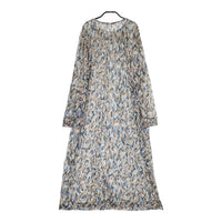 mina perhonen light dance カットソードレス aba8830 定価55000円 ワンピース 23AW グレー グリーン レディース ミナペルホネン【中古】5-0310M△