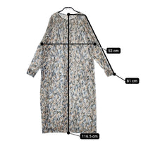 mina perhonen light dance カットソードレス aba8830 定価55000円 ワンピース 23AW グレー グリーン レディース ミナペルホネン【中古】5-0310M△