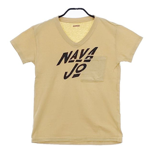 KAPITAL NAVAJO ナバホ ポケT 半袖Ｔシャツ カットソー イエロー レディース キャピタル【中古】5-0515S∞