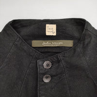 jardin botanique リネン 長袖 ひざ丈 ワンピース ブラック レディース ジャルダンボタニーク【中古】5-0404M△