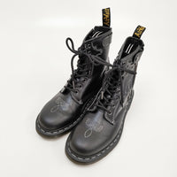 Dr.Martens 1460 Ga Wanama Leather Boots 8ホール 31624001 サイズUK5 24cm ブーツ ブラック レディース ドクターマーチン【中古】4-1125T◎
