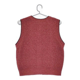BEAUTY&YOUTH UNITED ARROWS ミックスカラー ブークレベスト 定価12600円 1618-199-0944 レッド レディース ビューティ＆ユース【中古】5-0323M♪