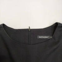 marimekko GEDDA サイズ36 チュニック ワンピース ブラック パープル レディース マリメッコ【中古】5-0323M♪