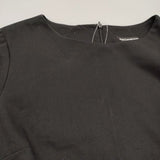 marimekko GEDDA サイズ36 チュニック ワンピース ブラック パープル レディース マリメッコ【中古】5-0323M♪