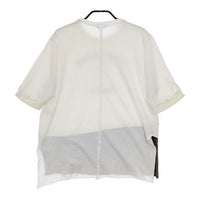 UNDERCOVER Sue UNDERCOVER スラッシュレイヤード半袖スウェット NIGHTMARE 半袖Ｔシャツ カットソー オフホワイト レディース アンダーカバー【中古】5-0515S∞