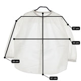 KURASHI&Trips コットンポリエステル ブラウス シャツ ホワイト レディース クラシアンドトリップス/北欧、暮らしの道具店【中古】5-0515M∞