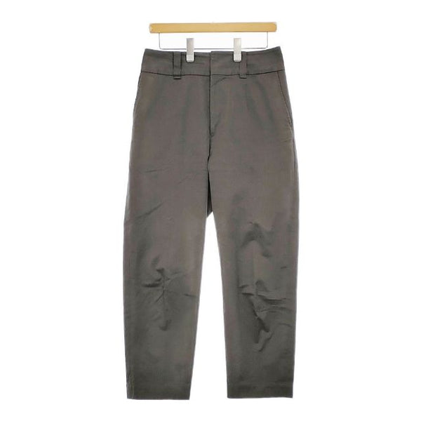 MARGARET HOWELL 578-2143005 COTTON TWILL センタープレススラックス パンツ 22SS グレー レディース マーガレットハウエル【中古】5-0125G∞