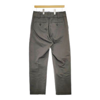 MARGARET HOWELL 578-2143005 COTTON TWILL センタープレススラックス パンツ 22SS グレー レディース マーガレットハウエル【中古】5-0125G∞