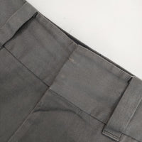 MARGARET HOWELL 578-2143005 COTTON TWILL センタープレススラックス パンツ 22SS グレー レディース マーガレットハウエル【中古】5-0125G∞
