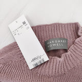 MARGARET HOWELL 578-4163004 サイズ2 LINEN COTTON 定価46200円 ニット 24SS ピンク レディース マーガレットハウエル【中古】4-1031M♪