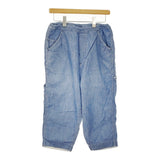 LE GLAZIK サイズ34 イージーサルエル クロップドパンツ ライトブルー レディース ルグラジック【中古】5-0323M♪