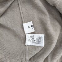 LE GLAZIK ニットカーディガン ラミーコットン カーディガン グレージュ レディース ルグラジック【中古】5-0317M∞