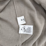 LE GLAZIK ニットカーディガン ラミーコットン カーディガン グレージュ レディース ルグラジック【中古】5-0317M∞