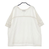 chimala S コットン 日本製 半袖Ｔシャツ カットソー ホワイト レディース チマラ【中古】5-0317S∞