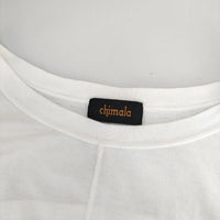 chimala S コットン 日本製 半袖Ｔシャツ カットソー ホワイト レディース チマラ【中古】5-0317S∞